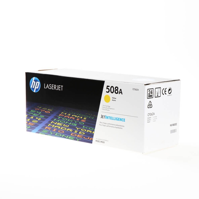 HP Toner CF362A 508A Gul