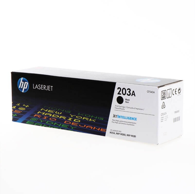 HP Toner CF540A 203A Svart
