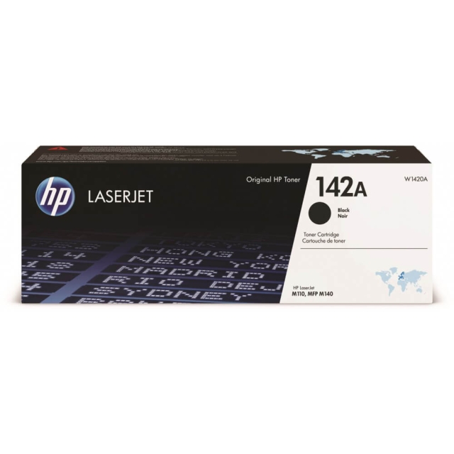 HP Toner W1420A 142A Svart