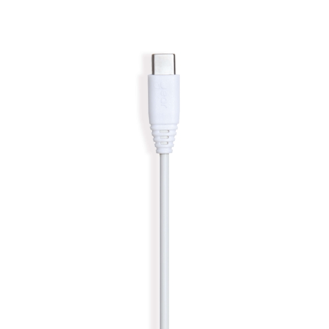 Gear Laddkabel USB-A till USB-C 2.0 0.3m Vit Rund