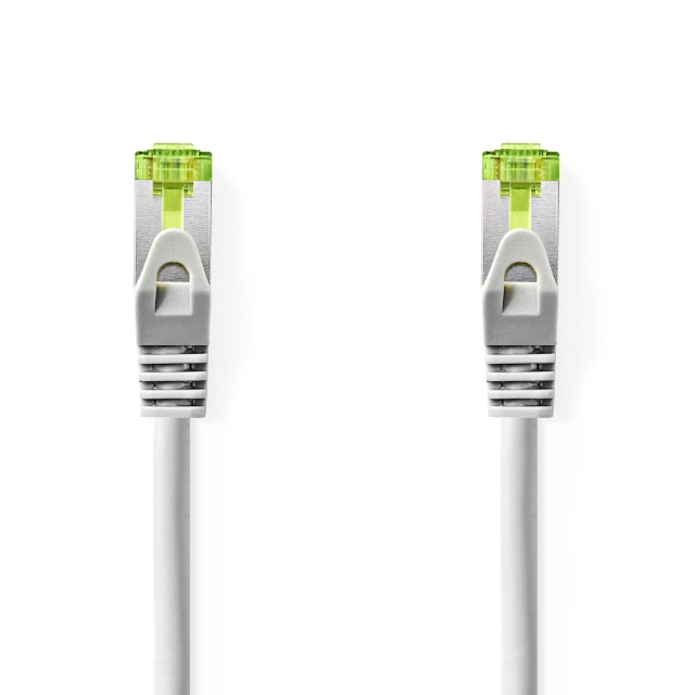 Nedis CAT7 nätverkskabel | S/FTP | RJ45 hane | RJ45 hane | 0.50 m | Snagless | Rund | LSZH | Grå | Label