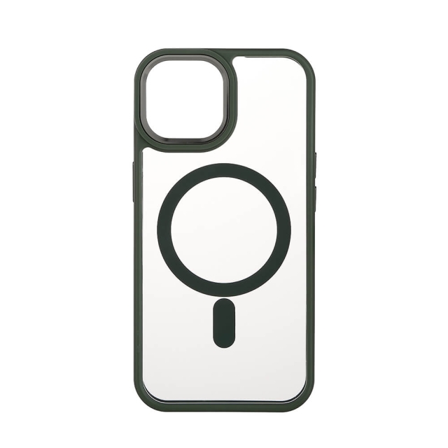 Onsala Mobilskal Bumper MagSeries Green & Clear - iPhone 15