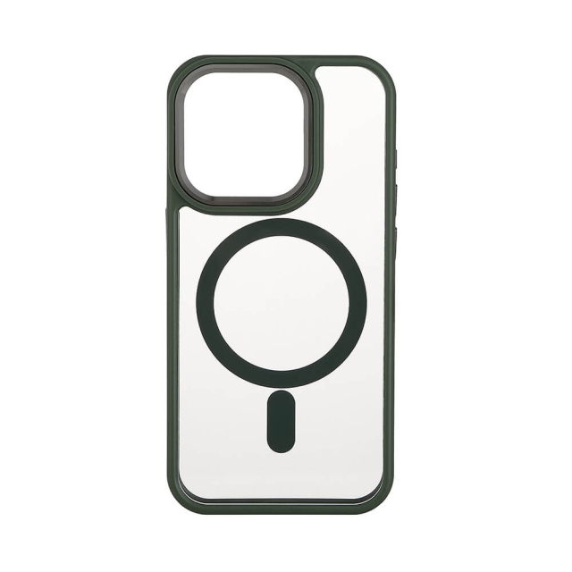 Onsala Mobilskal Bumper MagSeries Green & Clear - iPhone 15 Pro