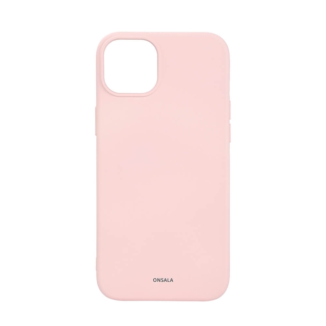 Onsala Mobilskal Silikon MagSeries Chalk Pink - iPhone 15 Plus
