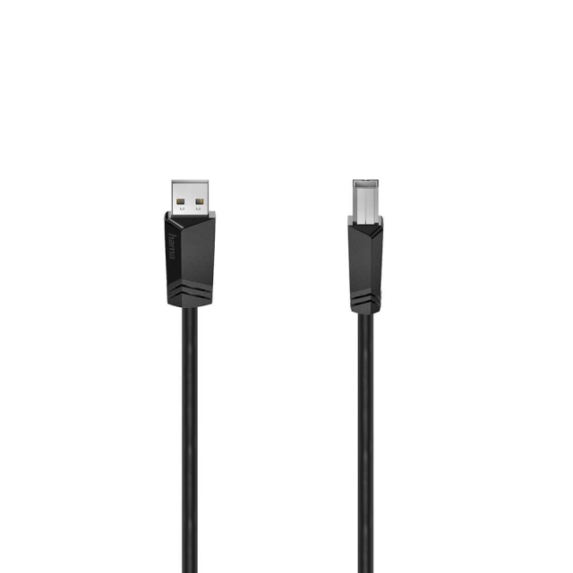 Hama Kabel USB 2.0 480 Mbit/s 1,5m Svart