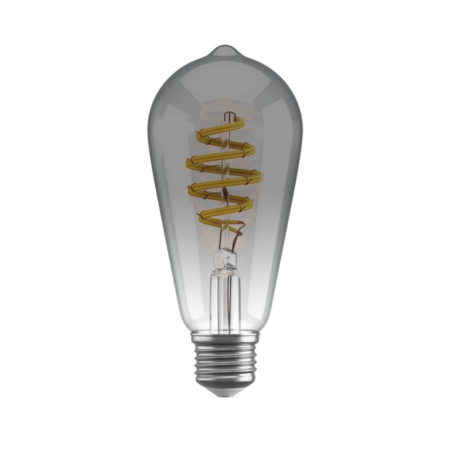 Hombli Smart Lampa Glödtråd E27 ST64-Rök CCT