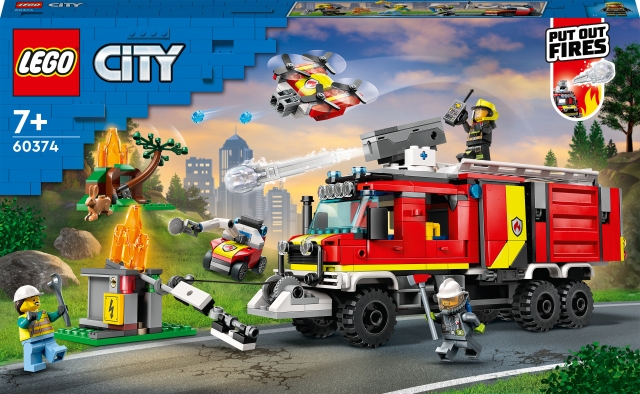 LEGO City Fire 60374 - Brandchefens bil