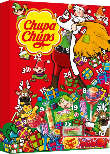Chupa Chups julkalender, 210,6 g