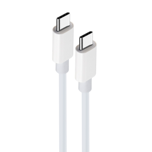 Maxlife MXUC-05 laddkabel USB-C - USB-C 2,0 m 100W, Vit