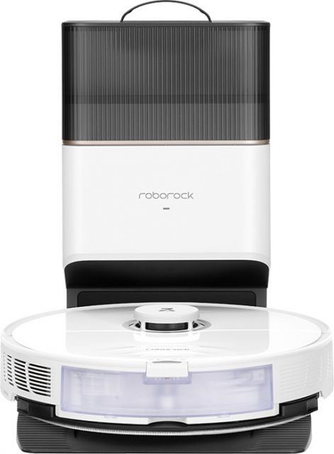 Roborock S8+ robotdammsugare, vit