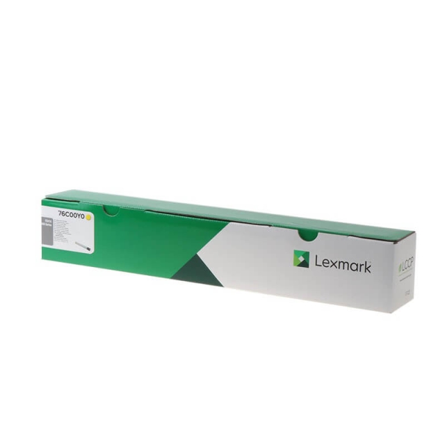 Lexmark Toner 76C00Y0 Gul, Return