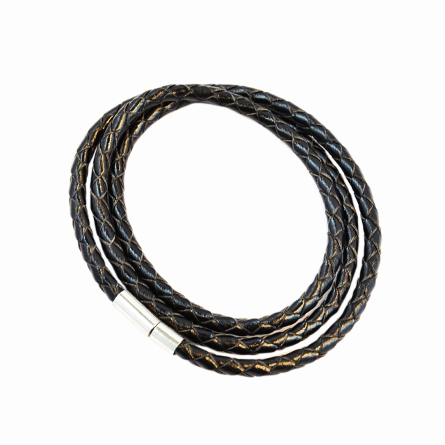 Armband Flätat Armband - Black