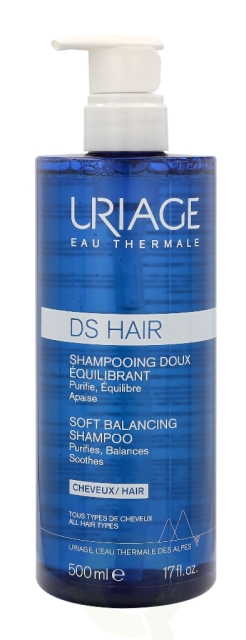 Uriage DS Hair Soft Balancing Shampoo 500 ml