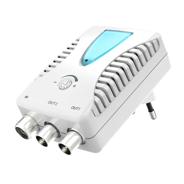 Hama Antennförstärkare 2x 22dB Justerbar