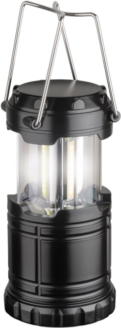 Goobay LED campinglampa High Bright 250 infällbar, kompakt design, mycket ljusstark, kallvitt (6800 K)