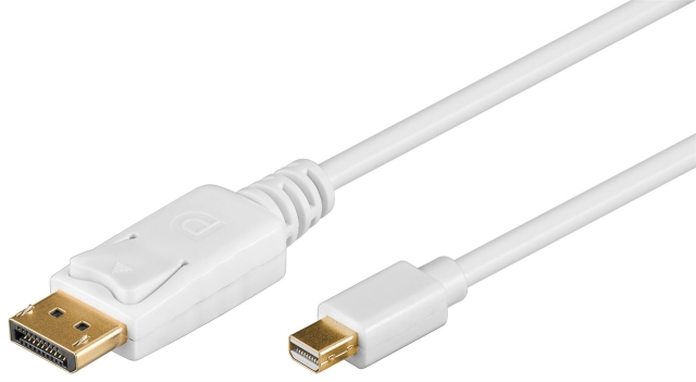 Goobay Adapterkabel för Mini DisplayPort™, Guldpläterad Mini DisplayPort plugg > Displayport™ plugg, 2 m