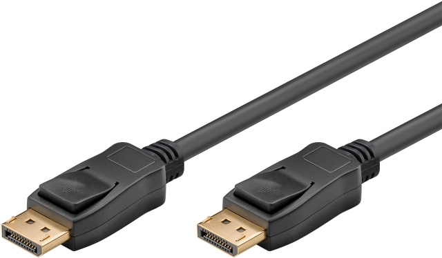 Goobay DisplayPort™-anslutningskabel 1.4 Displayport™ plugg > Displayport™ plugg, 8K @ 60Hz, 1 m