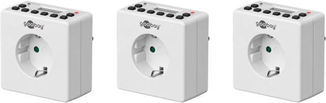 Goobay Set med 3, digital timer Lättanvänd digital timer