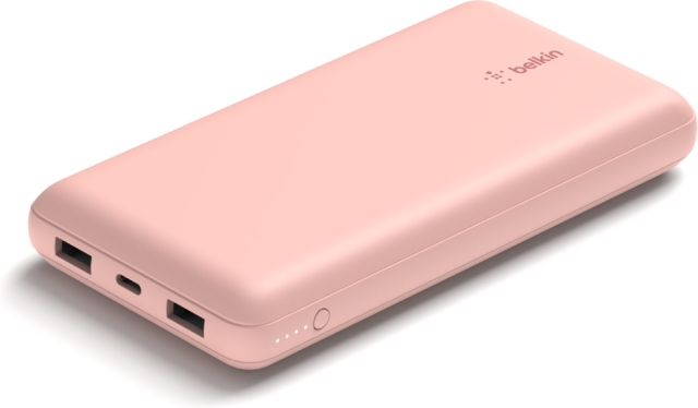 Belkin 20K powerbank, 20 000 mAh, Färg: Rosa