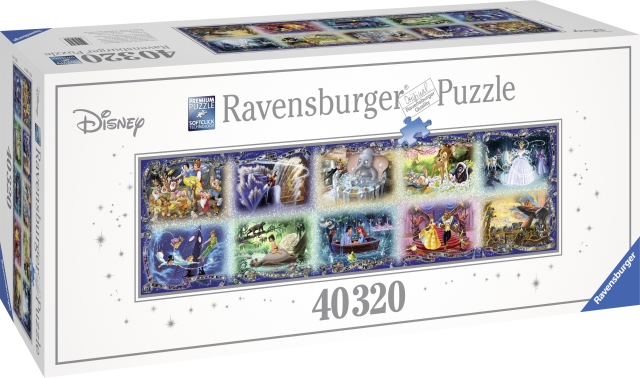 Ravensburger Disney Gravity Puzzle Collection, 40 000 bitar, världens största pussel!