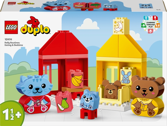 LEGO DUPLO My First 10414  - Vardagsrutiner: mat och nattning