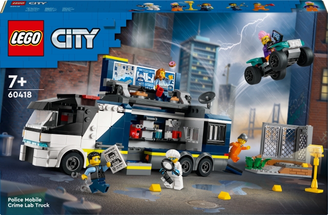 LEGO City Police 60418  - Polisens mobila laboratoriebil