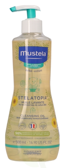 Mustela Bebe Stelatopia Cleansing Oil 500 ml