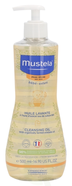 Mustela Cleansing Oil 500 ml Dry Skin