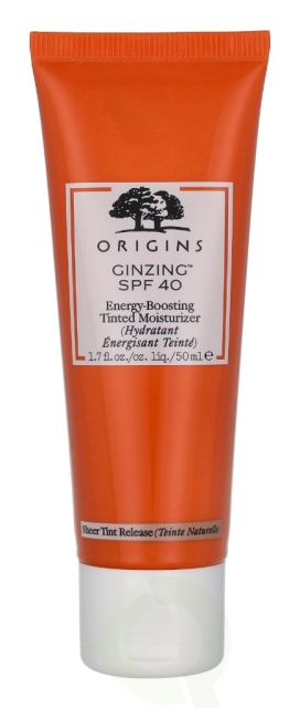 Origins Ginzing Energy-Boosting Tinted Moisturizer SPF40 50 ml Sheer Tint Release
