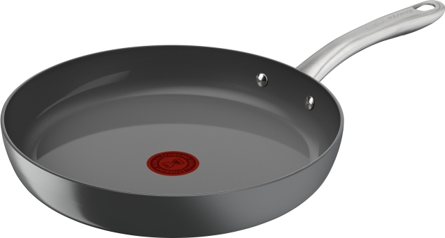 Tefal (RE)NEW+ -stekpanna, 30 cm, keramisk beläggning, grått.