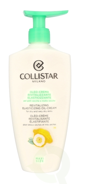 Collistar Revitalizing Elasticizing Oil-Cream 400 ml