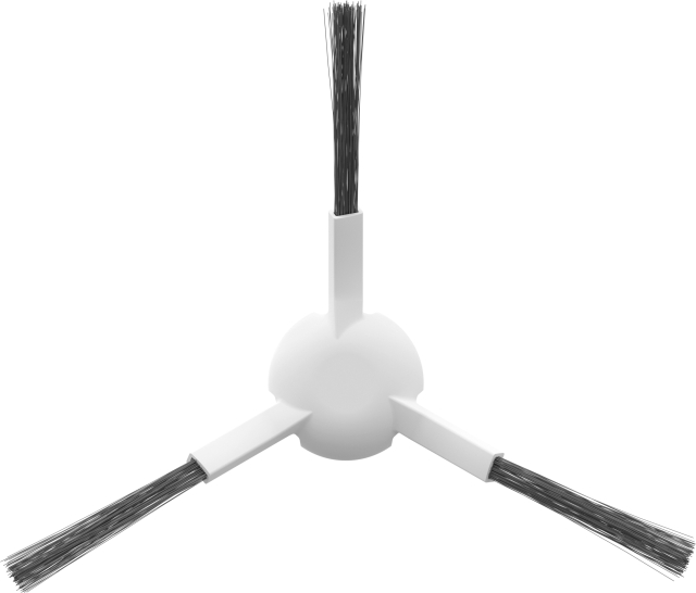 Dreame RSB8 sidoborste för L10s Ultra/L10 Ultra/L10 Prime robotdammsugare, vit