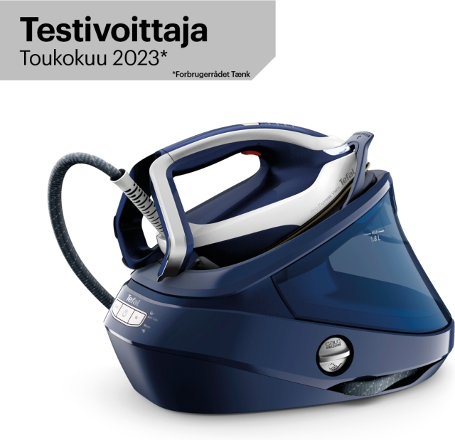 TEFAL Pro Express Vision GV9812E0 steam Blå/vit - Fyndvara