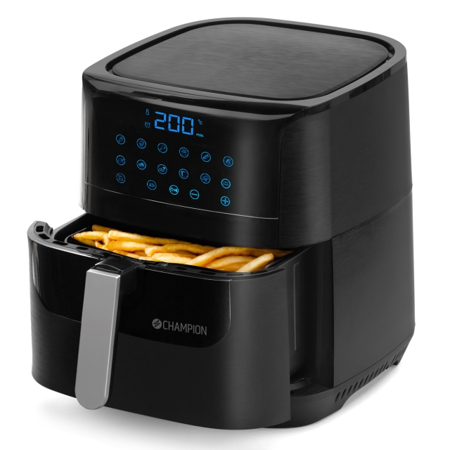 Champion Airfryer XL Ceramic 5,5L 1800W AF600 Svart