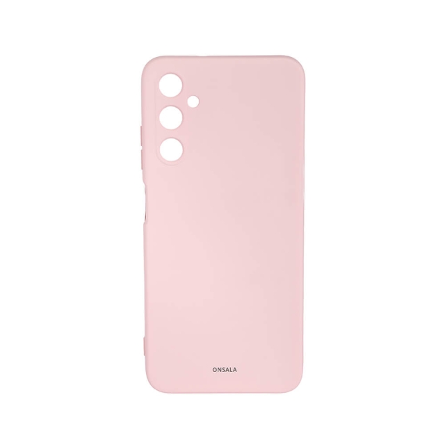 Onsala Mobilskal med Silikonkänsla Chalk Pink - Samsung A05s 4G