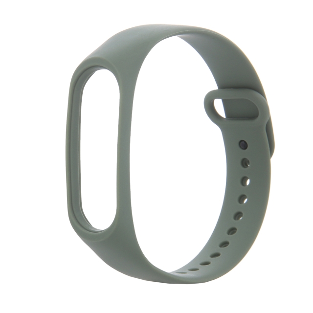 Armband i Silikon till Xiaomi Mi Band 3 / 4, khaki