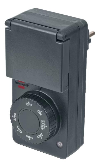 Brennenstuhl Timer with twighlight sensor DDT IP44 anthracite
