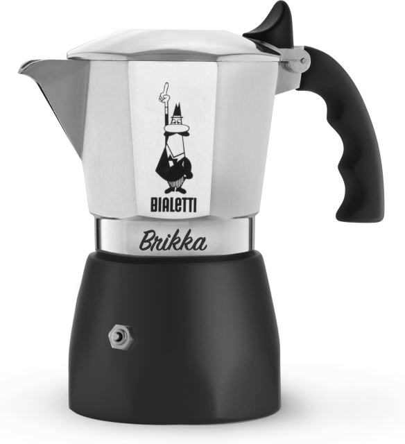 Bialetti Brikka espressobryggare, 2 koppar