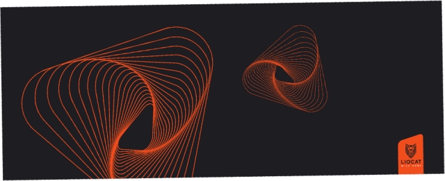 Liocat PD 683 - Gaming musmatta XXL, Svart