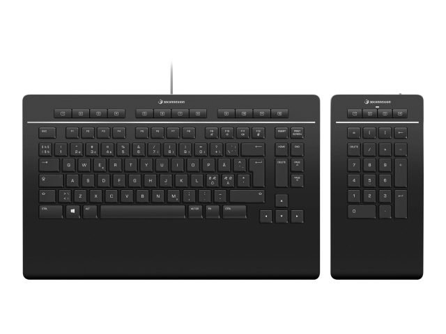 3Dconnexion Pro Numpad Tangentbord och numeriskt tangentbord set Cabling Nordic