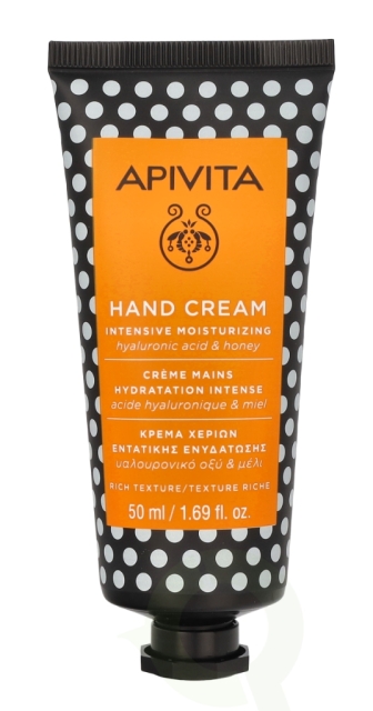 Apivita Rich Moisturizing Hand Cream 50 ml Hyaluronic Acid & honey