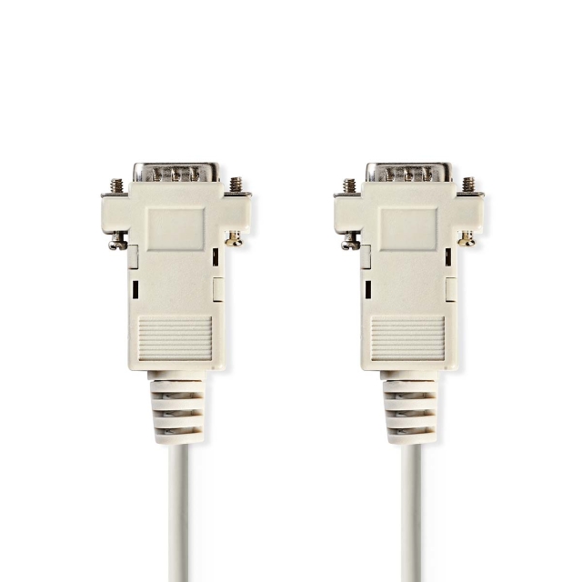 Nedis VGA-kabel | VGA Hane | VGA Hane | Nickelplaterad | Maximal upplösning: 1024x768 | 2.00 m | Rund | ABS | Elfenben | Label
