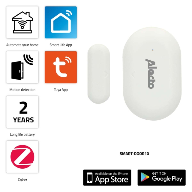 Alecto Smart Zigbee dörr-/fönsterkontaktsensor