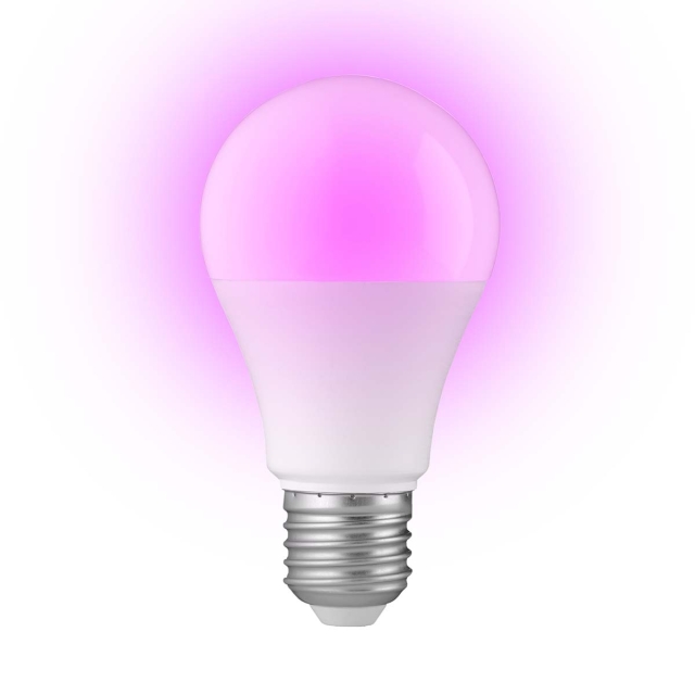 Alecto Smart LED-färglampa med Wi-Fi E27 9W