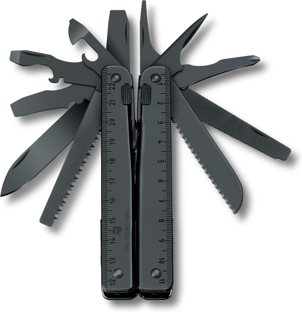 Victorinox SwissTool Burnished multifunktionsverktyg, svart