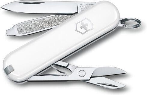 Victorinox Classic SD Falling Snow multiverktyg, vit
