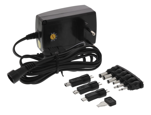 Nordic Quality AC/DC Plugin Adapter, 2250mAh
