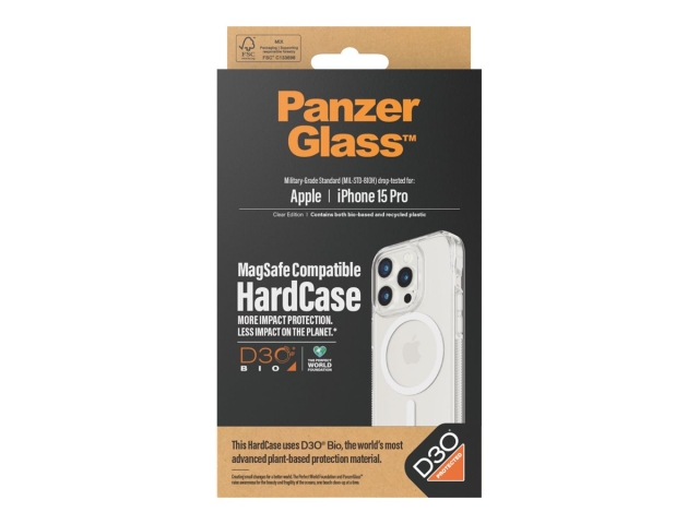 PanzerGlass HardCase Skyddsfodral Klar Apple iPhone 15 Pro