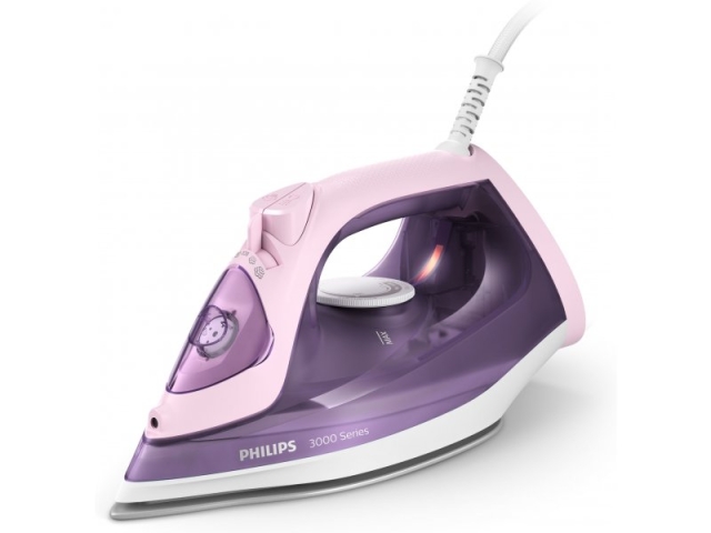 Philips 3000-serien DST3020/30 strykjärn Ångstrykjärn Keramisk stryksula 2200 W Rosa, Lila