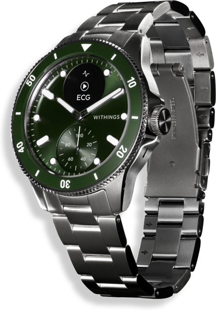 Withings Scanwatch Nova smartklocka, 42 mm, grön